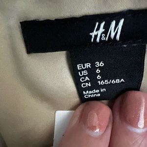 H & M mini gold sequin skirt!